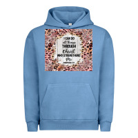 Pigment Pebble Blue i can do all things with leopard and glitter Urban Hoodie - TumblerDesignByShophia