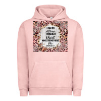 Pigment Salmon i can do all things with leopard and glitter Urban Hoodie - TumblerDesignByShophia