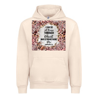 Sandshell i can do all things with leopard and glitter Urban Hoodie - TumblerDesignByShophia