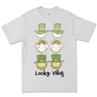 Dove Grey lucky vibes Premium Tee - MaliasSmallBusiness