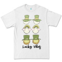 White lucky vibes Premium Tee - MaliasSmallBusiness