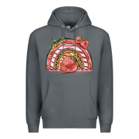 Rock strawberry rainbow Premium Hoodie - BarkalooDesign