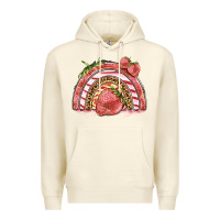 Sandshell strawberry rainbow Premium Hoodie - BarkalooDesign