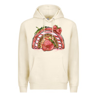 Tofu strawberry rainbow Premium Hoodie - BarkalooDesign