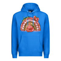 True Royal strawberry rainbow Premium Hoodie - BarkalooDesign