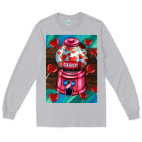 Moon Dust candy machine  with heart candies  air Long Sleeve Tee - AdoDesignShop