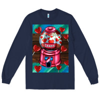 Navy candy machine  with heart candies  air Long Sleeve Tee - AdoDesignShop