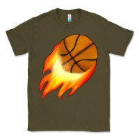 Army Green basketball Classic Tee - JahusDesignShop
