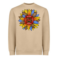 Mushroom firefighter sunflower Heavyweight Sweatshirt - HRA Design Shop