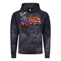 Cloud Black American Teacher Vintage Hoodie - Neo Western
