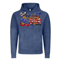 Vintage Denim American Teacher Vintage Hoodie - Neo Western