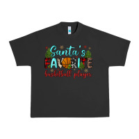 Pigment Black santa s favorite basketball player Urban Heavy Tee - JahusDesignShop