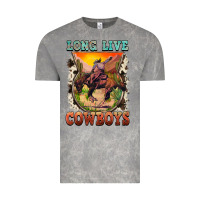 Cloud Rock long live cowboys Vintage Tee - FaDigitalArtStudio