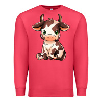 Cardinal Baby Brown Cow Premium Sweatshirt - MaliasSmallBusiness