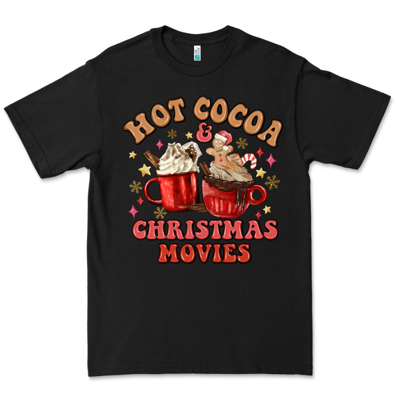 Hot Cocoa And Christmas Movies Premium Tee by MaliasSmallBusiness | Teevron