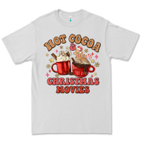 Dove Grey hot cocoa and christmas movies Premium Tee - MaliasSmallBusiness