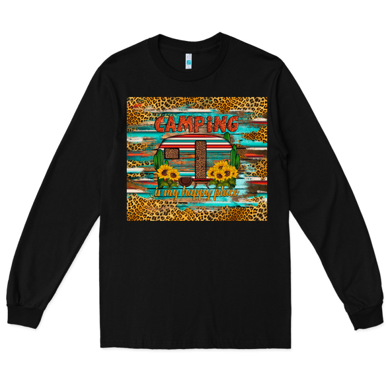Camping Is My Happy Place Long Sleeve Tee by Artiststas | Teevron