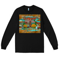 Black camping is my happy place Long Sleeve Tee - Artiststas