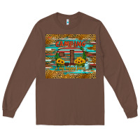 Chestnut camping is my happy place Long Sleeve Tee - Artiststas