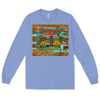Colony Blue camping is my happy place Long Sleeve Tee - Artiststas