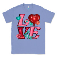 Colony Blue love with balloons Classic Tee - AdoDesignShop