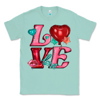 Seafoam love with balloons Classic Tee - AdoDesignShop