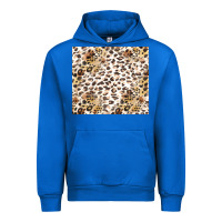 Cobalt leopard Urban Hoodie - TumblerDesignByShophia