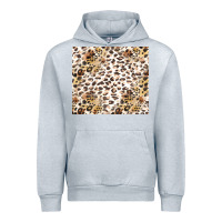 Heather Grey leopard Urban Hoodie - TumblerDesignByShophia
