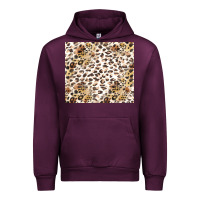 Mauve Wine leopard Urban Hoodie - TumblerDesignByShophia