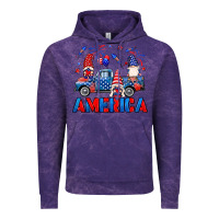 Cloud Purple American truck gnomes Vintage Hoodie - Neo Western