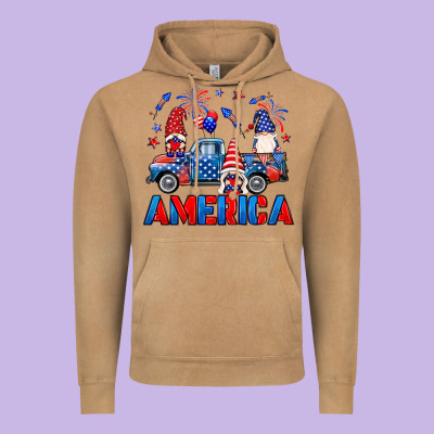 American Truck Gnomes Vintage Hoodie Designed By Neo Western