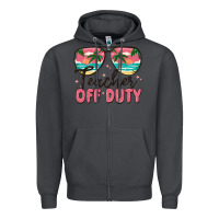 Smoke teacher off duty Zipper Hoodie - MaliasSmallBusiness