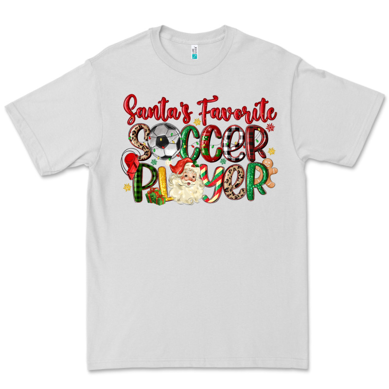 Santas Favorite Soccer Player Premium Tee by MaliasSmallBusiness | Teevron