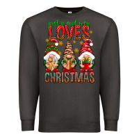 Smoke Just a girl who loves Christmas Premium Sweatshirt - NancyCooperArtShop
