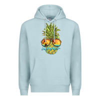 Blue Mist pineapple summer Premium Hoodie - BarkalooDesign