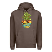 Coffee pineapple summer Premium Hoodie - BarkalooDesign