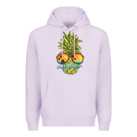 Lilac pineapple summer Premium Hoodie - BarkalooDesign