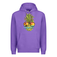 Purple pineapple summer Premium Hoodie - BarkalooDesign