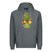 Rock pineapple summer Premium Hoodie - BarkalooDesign