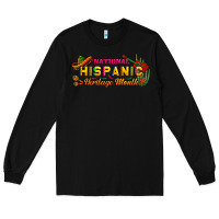 Black national hispanic heritage month Long Sleeve Tee - BundleAndBundleShop