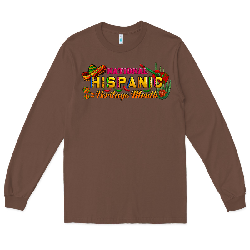 National Hispanic Heritage Month Long Sleeve Tee by BundleAndBundleShop | Teevron