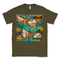 Army Green student delivery specialist seamless pattern Classic Tee - BundleAndBundleShop
