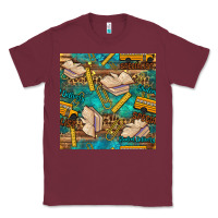 Burgundy student delivery specialist seamless pattern Classic Tee - BundleAndBundleShop