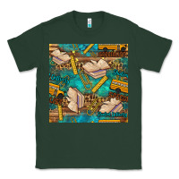Sports Green student delivery specialist seamless pattern Classic Tee - BundleAndBundleShop