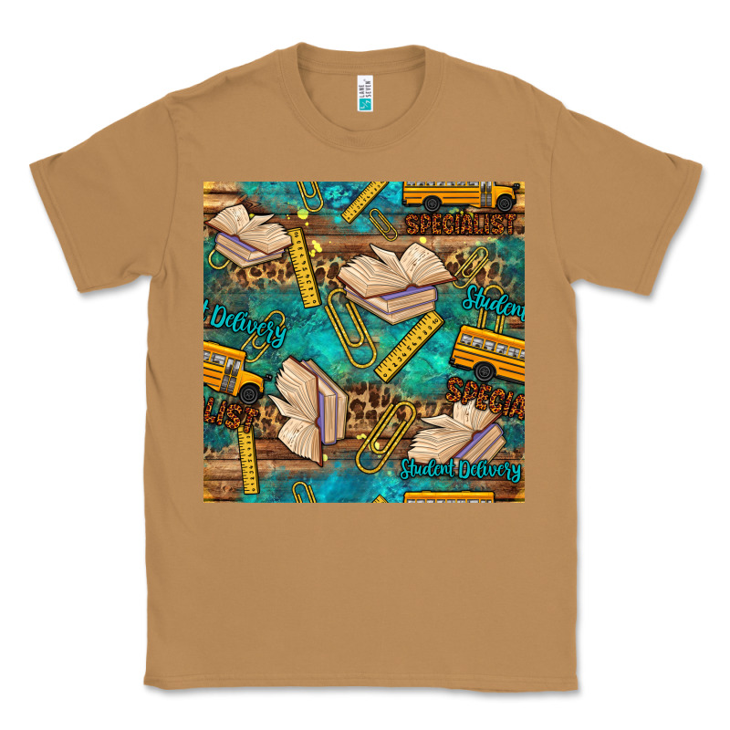 Student Delivery Specialist Seamless Pattern Classic Tee by BundleAndBundleShop | Teevron