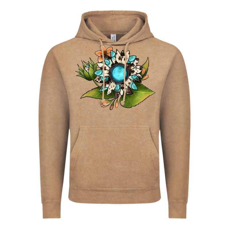 Gemstone Sunflower Vintage Hoodie by JahusDesignShop | Teevron