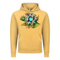 Vintage Mustard gemstone sunflower Vintage Hoodie - JahusDesignShop