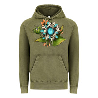 Vintage Olive gemstone sunflower Vintage Hoodie - JahusDesignShop