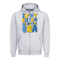 Heather Grey in my extra chromosome era Zipper Hoodie - MaliasSmallBusiness