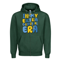 Sports Green in my extra chromosome era Zipper Hoodie - MaliasSmallBusiness